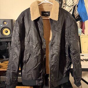 Fleece Bomber Jacket - Zanerobe